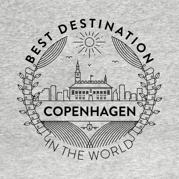 Copenhagen Minimal Badge Design by kursatunsal